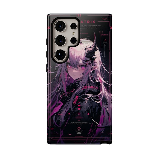 Anime Phone Case Demon Girl Girl Phone Case Anime Android Phone Case Demon Phone Case Waifu Phone Case Kawaii Phone Case Manga Phone Case