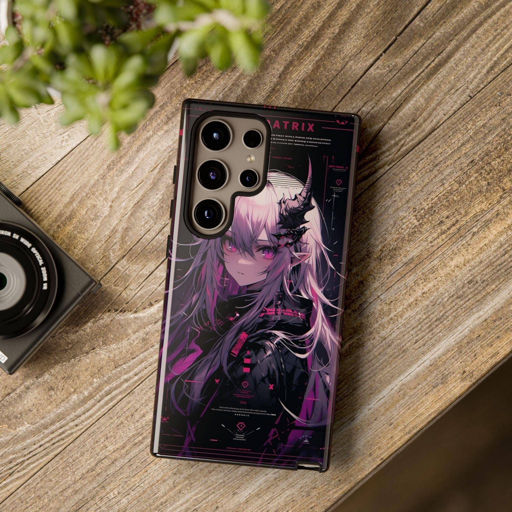 Anime Phone Case Demon Girl Girl Phone Case Anime Android Phone Case Demon Phone Case Waifu Phone Case Kawaii Phone Case Manga Phone Case