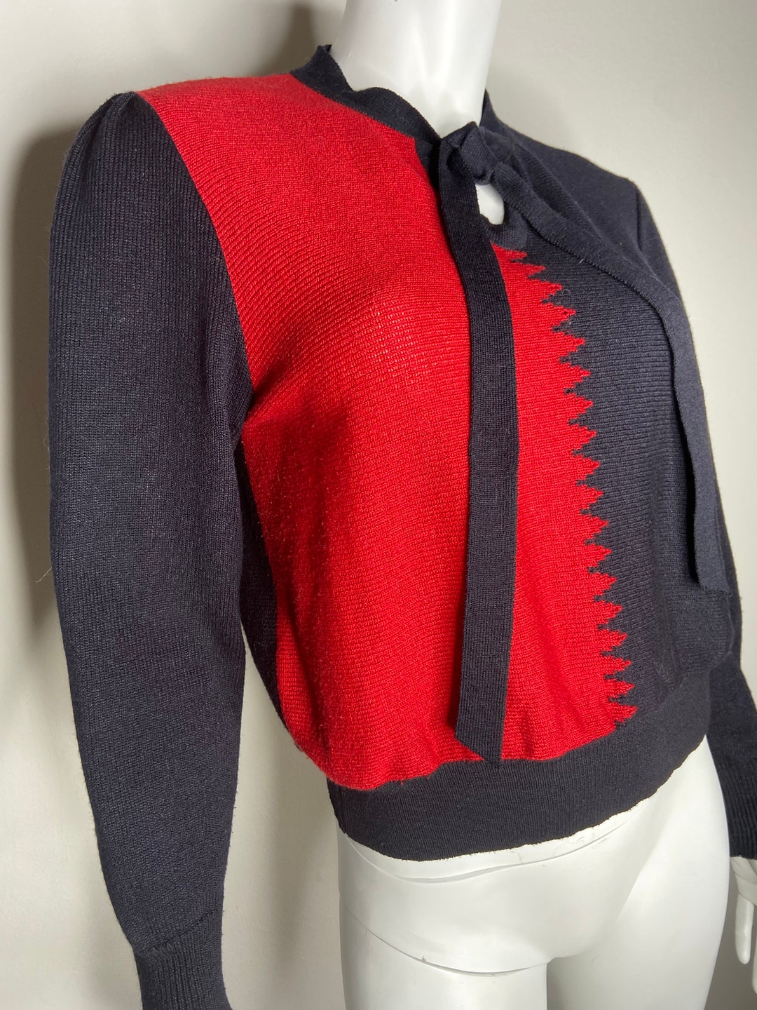 Trendsplant Color Block Half Zip Sweater Harlequin