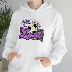 Soccer Aunt hoodie, Unisex Heavy Blend™ Hooded Sweatshirt