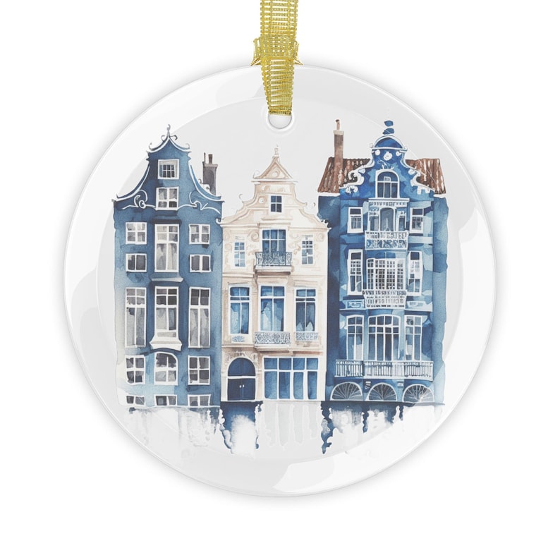 LawrencegiftDesigns Amsterdam Canal House Ornament