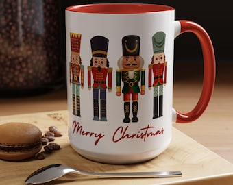 Christmas Coffee Mug 15oz), Nutcracker mug, Holiday mug, Nutcracker gift, Christmas kitchen decor, Coffee gift, Tea gift