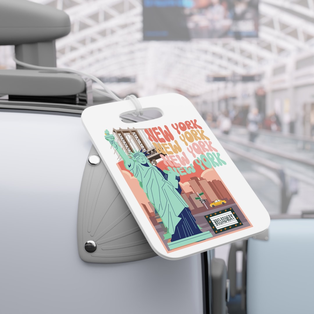 New York City New York Luggage Tags Fun NYC Luggage Tag Statue Of new-york-city-new-york-luggage-tags-fun-nyc-luggage-tag-statue-of