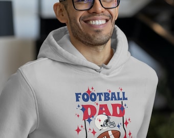 Football Dad hoodie, Unisex Heavy Blend™ Hooded Sweatshirt