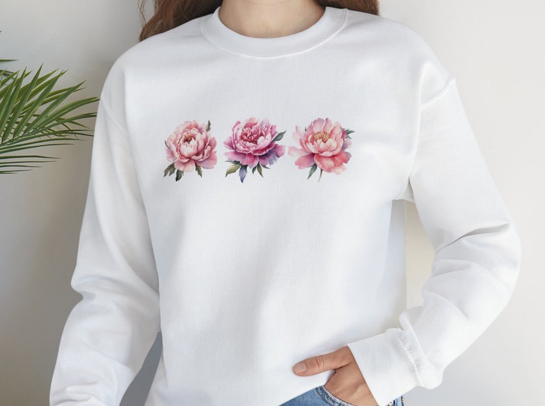 In Wear Peonies Shirt With Round Collar Black