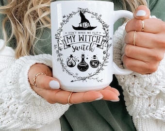 Witchy Coffee Mug: Magic Spell Halloween Drinkware