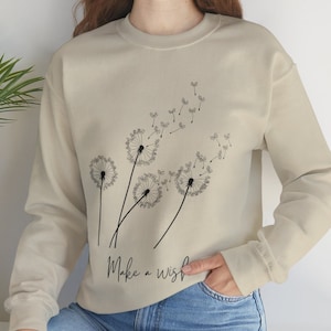 Make a Wish sweatshirt, Unisex Heavy Blend™ Crewneck Sweatshirt, gift for the dreamer in all of us.