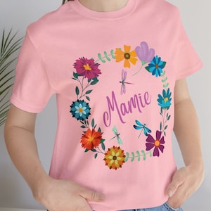 Mamie shirt, French grandmother, Unisex Jersey Short Sleeve Tee, Mamie tshirt, Gift for Grandmother.