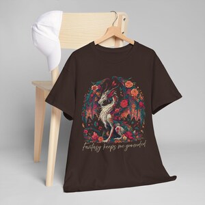 Dragon T-Shirt for Fantasy Book Lover, Unisex Heavy Cotton Tee, Fantasy Reader Shirt, Dragon Tee, Dragon Lover Gift image 6