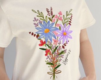 ☆YALE☆ Women's Vintage Flower Dan Short Sleeve T-Shirt Bei 71ZXM4EmI9L.jpg
