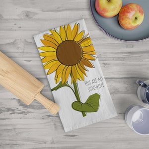 Kitchen Towel, You are my Sunshine, designer towel for home and kitchen