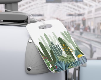 Gepäckanhänger, Kaktuskunst, Nicht deine Tasche! Taschenanhänger, Wanderlust Geschenk, Reise Accessoire Geschenk. Koffer Accessoire. Wüsten Kaktus Design