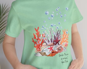Breizh Ocean Maglietta Da Marinaio A Righe Manica Corta DINARD - Unisex In Cotone Bio, Vestibilità Comoda Dalla XS Alla 4XL