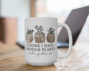 Funny Plant Lover's Mug: Whimsical Gardening Coffee Cup