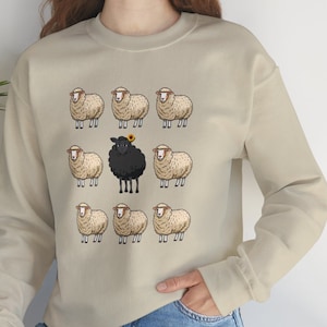 Black Sheep sweatshirt, Unisex Heavy Blend™ Crewneck Sweatshirt