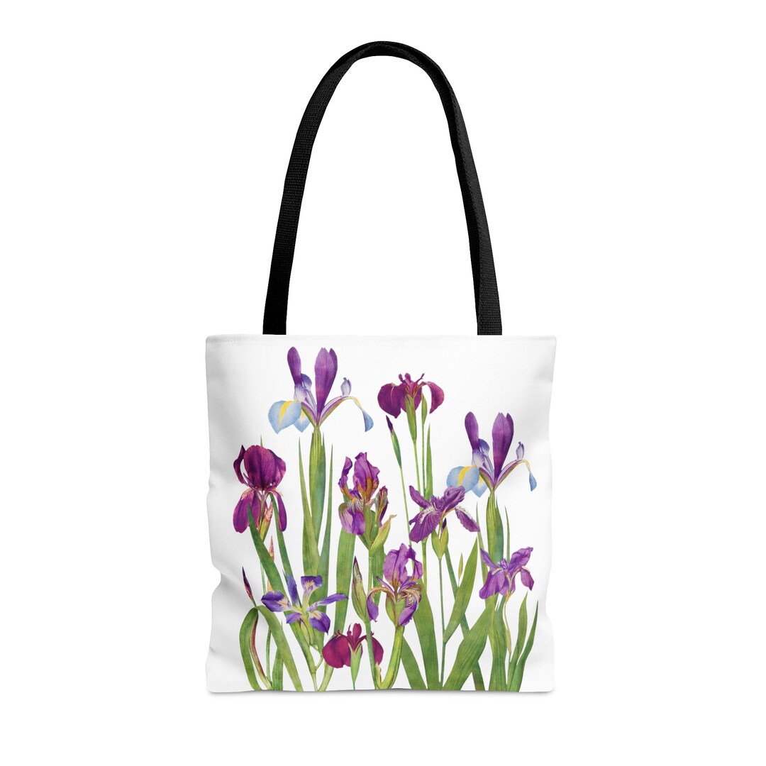 Beautiful Purple Iris All Purpose Tote Bag. Fashionable Tote Bag or