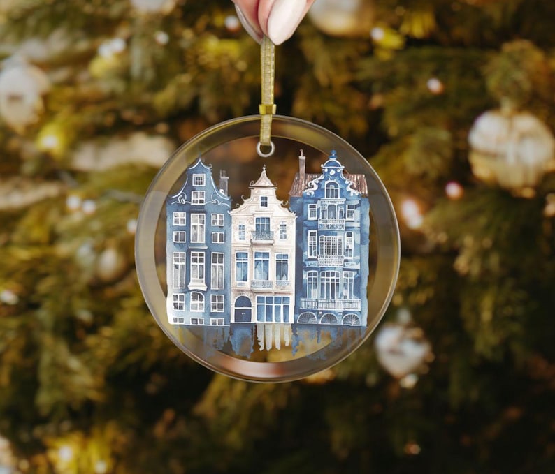 LawrencegiftDesigns Amsterdam Canal House Ornament - Thumbnail 3