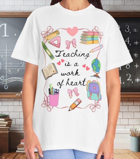Retro Teacher T-shirt: Back to School Apparel, Educator Gift