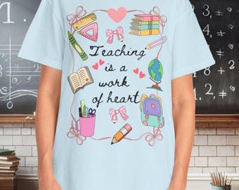 Retro Teacher T-shirt: Back to School Apparel, Educator Gift