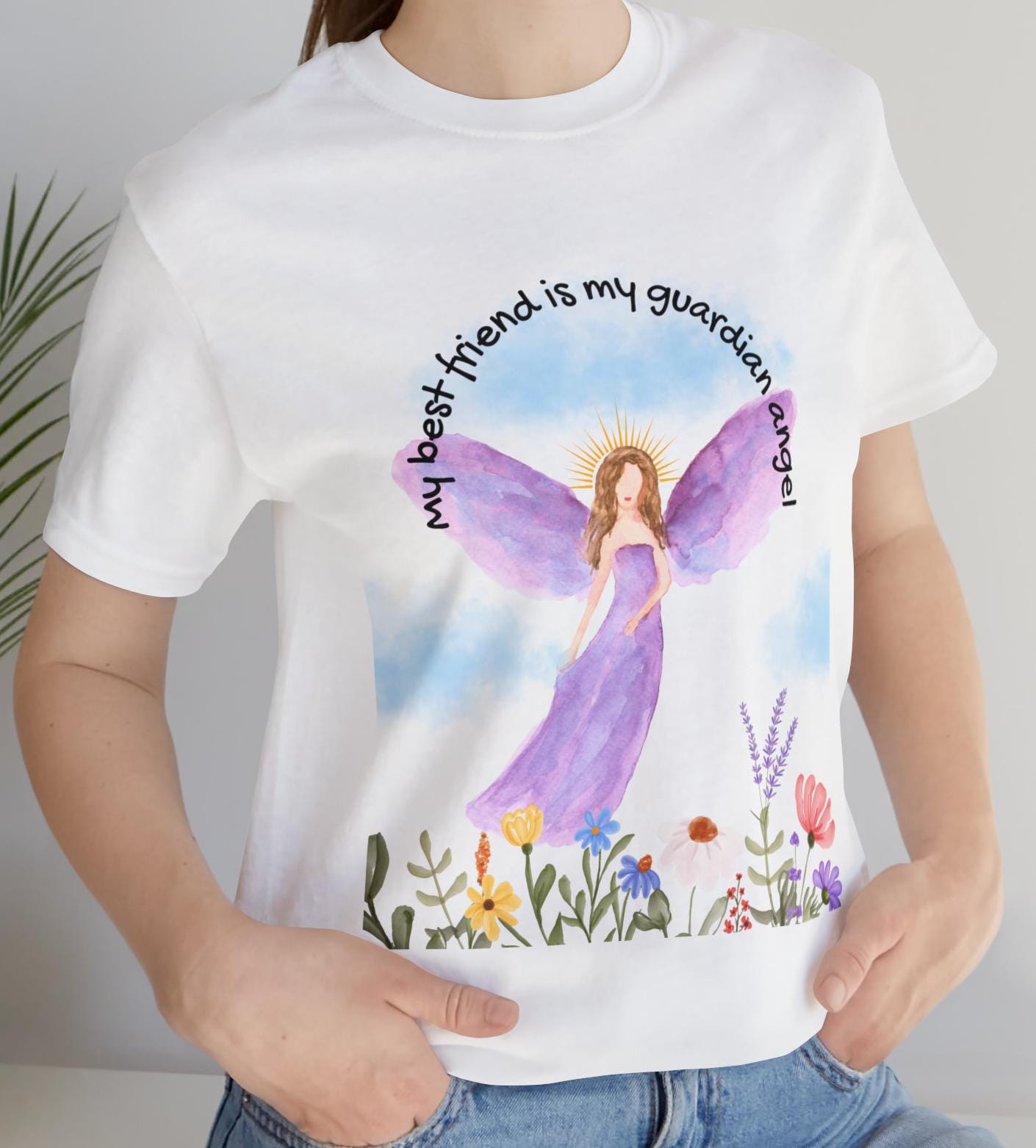 bubbleshirt Tshirt Tutti Hanno Un Angelo Custode