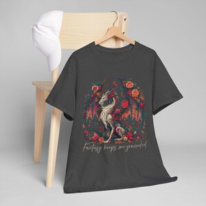 Dragon T-Shirt for Fantasy Book Lover, Unisex Heavy Cotton Tee, Fantasy Reader Shirt, Dragon Tee, Dragon Lover Gift image 8