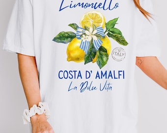 Limoncello Amalfi Coast T-Shirt: Italian Lemon La Dolce Vita Tee