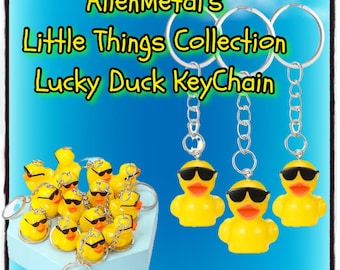 Luck Duck Dudes, Mini Figur, Lucky Duck Schlüsselanhänger