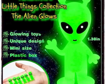 Alien, Glow in the Dark Figur, Sammler UFO Dude.
