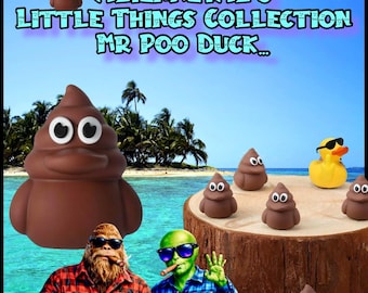 Ducky Poo, Lucky Duck, Mini Duck Action Figure