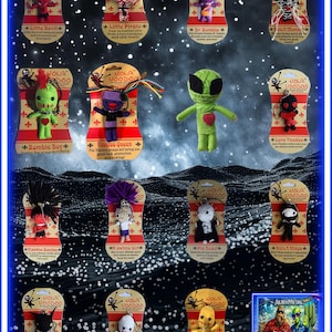 Llaveros de muñecos vudú de Lucky NOLA