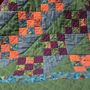 Bugsy Bug Child&#39;s Quilt