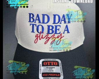 Bad day to be a Glizzy hat embroidery file