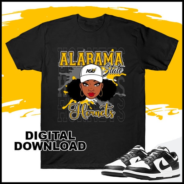ASU Hornets: Alabama State University Girl - Instant Digital Download