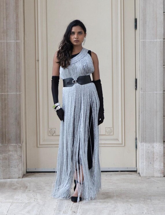 Macromand Evening Dress | Handmade Boho Chic Gown | Elegant Statement  Outfit - Etsy Canada