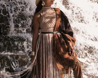 boho style evening dresses Bohemian Long Evening Dress, Boho Evening Prom Gowns
