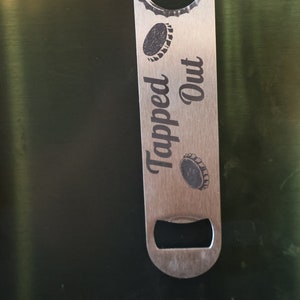 Customizable Stainless Steel Bottle Opener