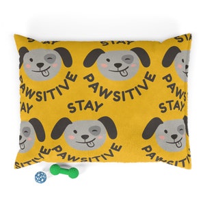 Pawsitive Pet Bed, Cozy Dog Bed, Soft Cat Bed, Comfortable Sleeping Mat, Pet Supplies