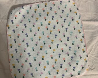 Pastel Flowers (large) Unpaper Towel, Reusable towel for cleaning