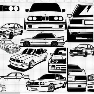 Beemer M30 M3 SVG-bestandspakket! *Hoogste kwaliteit*