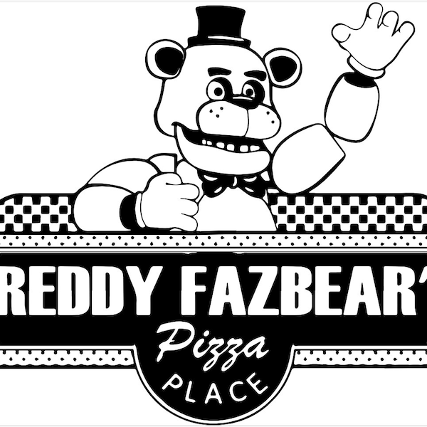 FNAF Movie Sign SVG File Download! Highest Quality*