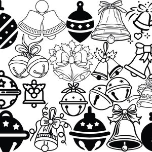 Christmas Bells / Tree Ornaments SVGs File Pack! *Highest Quality*