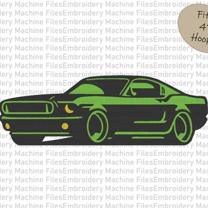 1964 / First Gen Muscle Car Embroidery Machine File Instant Download! *Highest Quality*