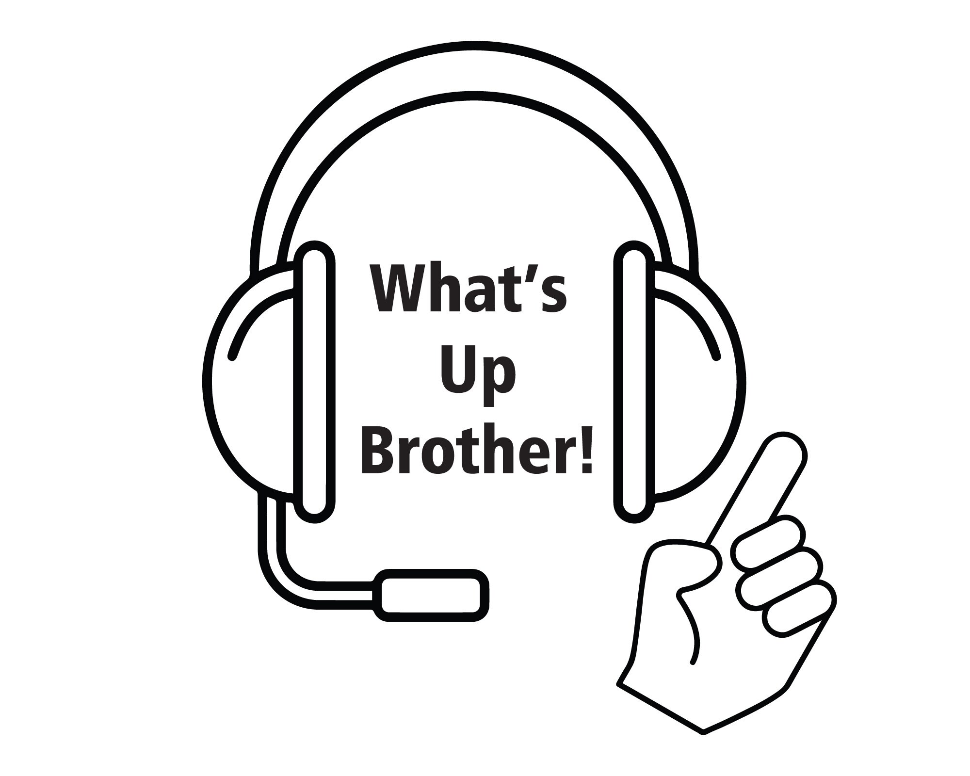 Funny What's up Brother Sketch Meme Themed SVG File Download highest