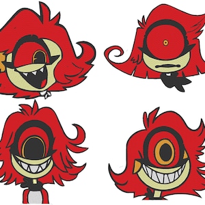 4 "Niffty" Character Themed Embroidery Machine Files Download! *INSTANT DOWNLOAD*