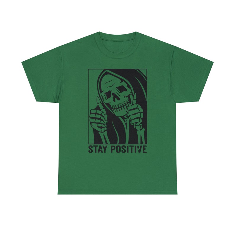 Download do arquivo SVG do esqueleto Stay Positive! *Mais alta qualidade* imagem 2