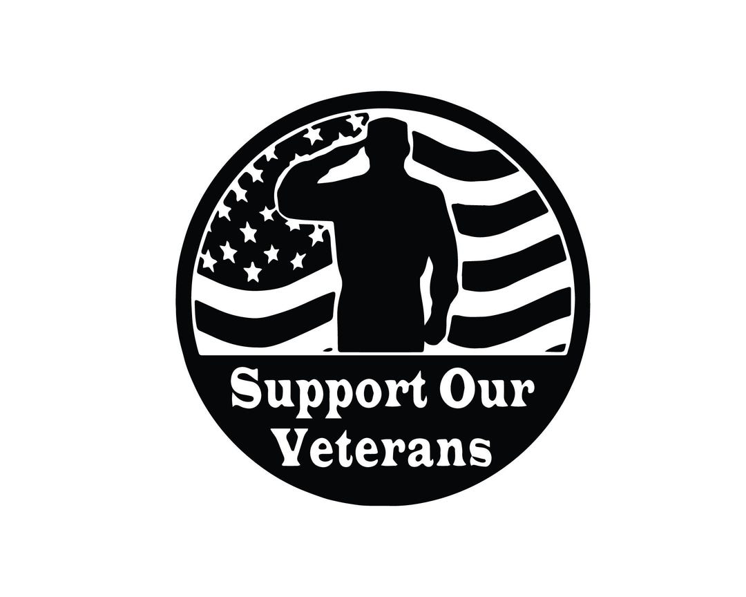 Support Our Veterans SVG File Download! *highest Quality* - Etsy