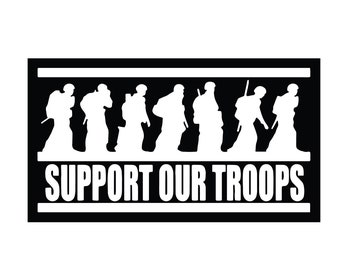 Support Our Troops SVG File Instant Download! *Highest Quality*