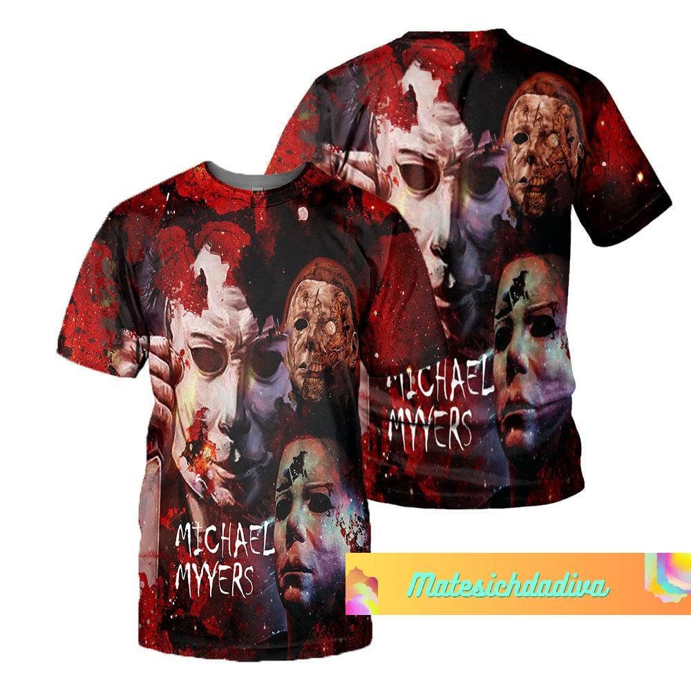 Discover Michael Myers, Halloween Michael Myers Horrorfilm Halloween 3D T-Shirt