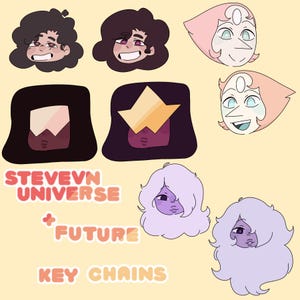 Steven Universe Fanart Keychains