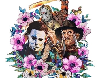 Floral Horror PNG/JPG
